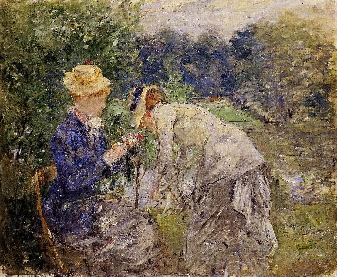 "Au bois de Boulogne" de Berthe Morisot