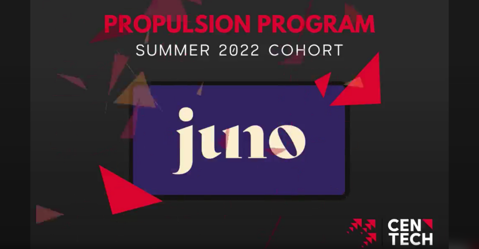 Acceptance of Juno Technologies in the propulsion program of Centech Mtl